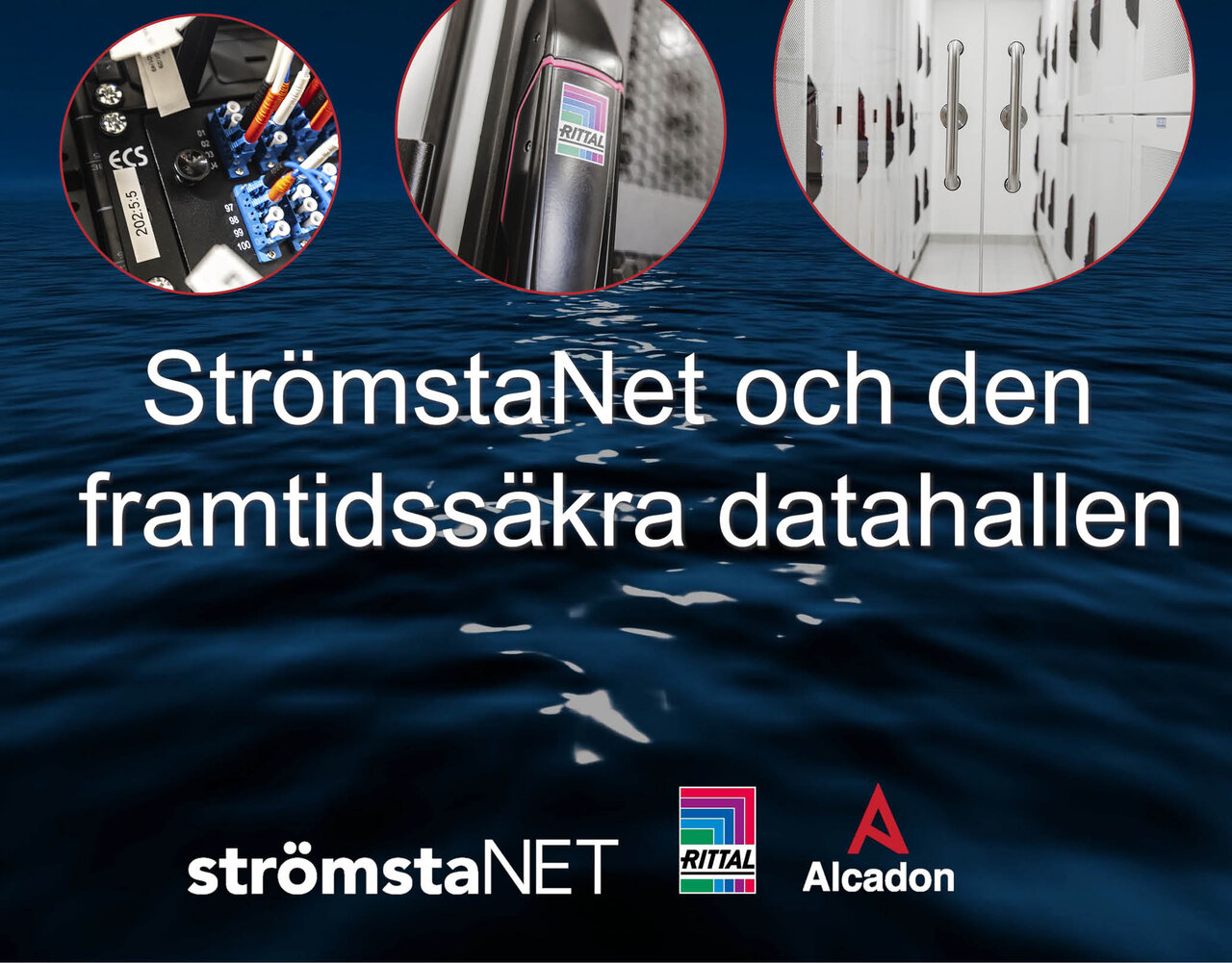 Alcadon är oerhört stolta och glada att få vara med och leverera en hållbar och framtidssäkrad datahall till StrömstaNet.